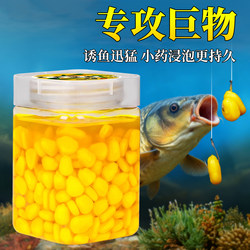 Fishing Corn Kernels Bait, Fish Bait for Wild Fishing, Specifically for Grass Carp and Crucian Carp, Sweet and Tender, Suitable for Large Fish in Black Pits, Mandarin Fish, Crucian Carp, and Silver Carp