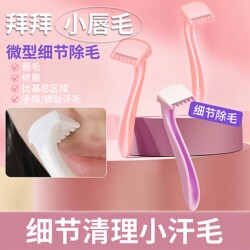 Mini Portable Lip Hair Remover for Beginners, Women's Hair Removal Tool for Armpit Hair, Leg Hair, Bikini Area, and Hand Hair, Hair Removal Razor