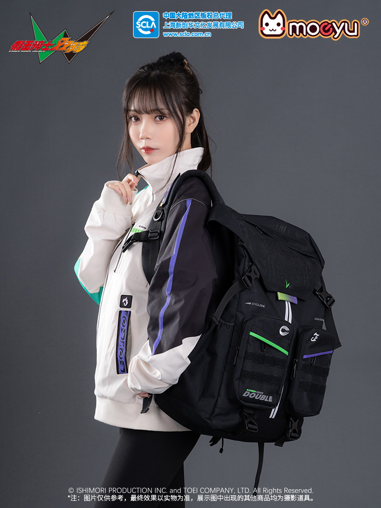 仮面ライダーダブル　サイクロンジョーカー イメージ リュックサック 仮面ライダーダブル サイクロンジョーカー バックパック - Moeyu