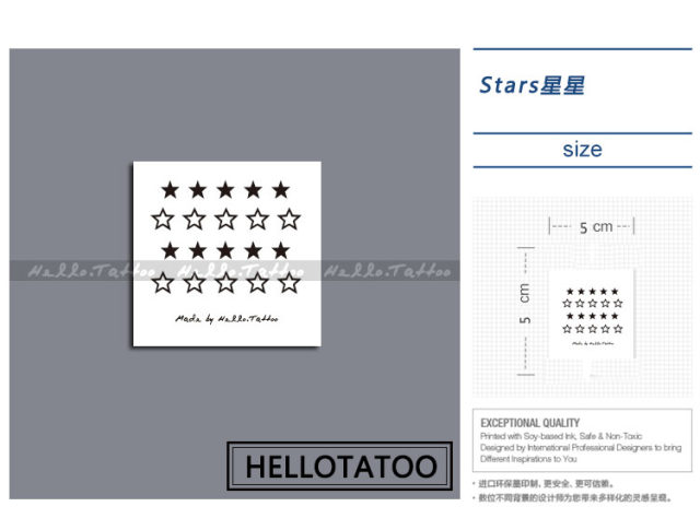 Star Zhang Yuqi, the same star tattoo sticker, waterproof female couple, lasting simple stickers, fashionable little tattoos
