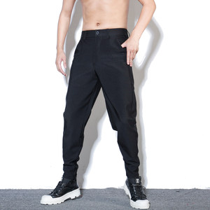 
Pants men's trendy and versatile spring and summer Korean style trendy brand casual small feet 9-point trousers high street loose leg-tie harem pants