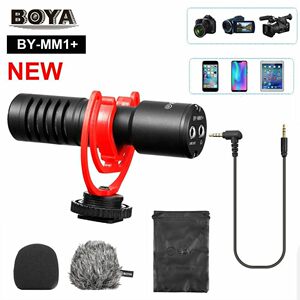 
BOYA BY-MM1+ Boya microphone mobile phone camera microphone radio top microphone recording vlog live monitoring