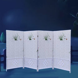 Small Partition Screen for Toddlers, Eco-Friendly Fence, Foldable Pet Bedroom Children's Isolation Fence, Mobile Divider, Simple