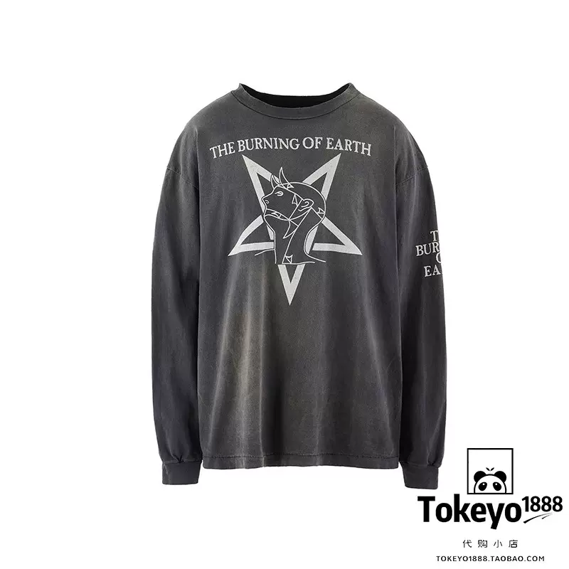 【日本代购】Saint Michael LS Tee THE MUTANTS 长袖T恤-Taobao