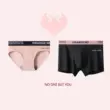 Quần lót đôi Cavlen Kenlin dành cho nữ màu hồng quần đùi cotton nguyên chất dành cho nam Quần lót boxer màu đen xám 