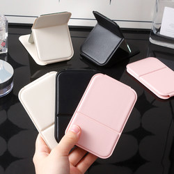 Small Mirror, Portable Makeup Mirror, Travel Foldable Handheld Makeup Mirror, Student Dormitory Folding Mirror, Mini Portable Mirror
