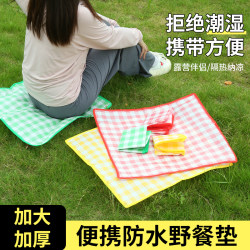 Foldable Cushion, Waterproof and Moisture-Proof, Outdoor Camping Lawn Mat, Spring Outing Essential, Portable Picnic Mat, Music Festival Grass Mat