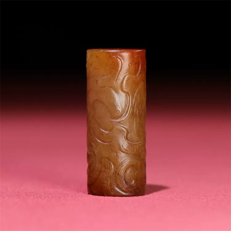 高古玉和田玉雕玉舞人玉璧文玩孤品古玉收藏