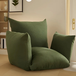 Soft Cushion Lazy Sofa, Adjustable and Foldable, Suitable for Bedroom or Balcony, Small Apartment, Single or Double, Leisure Japanese-Style Tatami