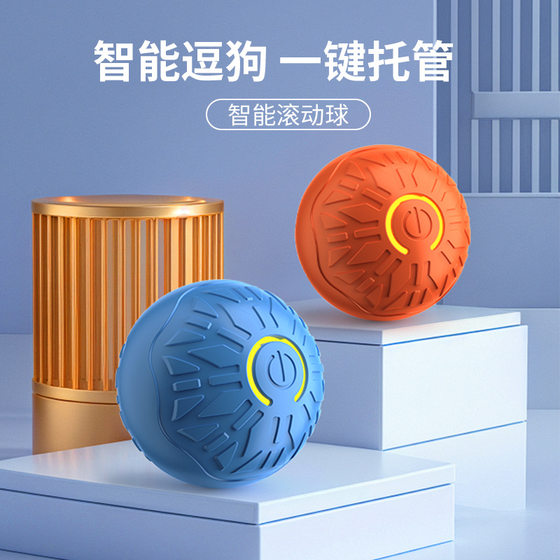 
Cat and dog toys that can’t be chewed to amuse cats and dogs, self-entertainment and boredom relief, educational cross-border pet toy balls, automatic cat amusing balls