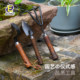 ECHO Japanese metal wooden handle gardening small shovel loose soil flower planting tool household set potted succulent shovel