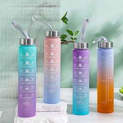 Large-Capacity Water Cup for Boys and Girls, Fitness and Sports Cup, Good-Looking, High-Temperature Resistant, Outdoor Portable, Anti-Fall Student Water Bottle