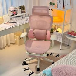 Yisong Valentine's Day Gift for Girlfriend Ergonomic Chair Breathable Computer Chair Home Office Gaming Chair