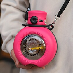 Large-capacity double drink personality for ladies and students with high temperature resistance
