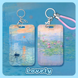 Card Holder for Meal Cards, Bus Passes, Campus Student Id Cards, Work Protection Case, Anti-Loss School Id, Factory Id, Name Tag, Id Card, Access Card, Keychain, Integrated Creative Simple Personalized Chinese Style