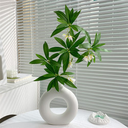 Simulated Green Plant Landscape Potted Plants, Indoor Bionic Plant Ornaments, Living Room Accessible Luxury Decoration Flowers, Fake Flowers, Simulated Flower Decorations