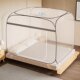 Mosquito net without installation yurt encryption household bedroom children's wire baby anti-fall square top foldable pattern tent