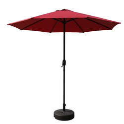 Outdoor Parasol, Outdoor Courtyard Garden Half-Coverage Sunshade Umbrella, Sun Protection Camping Security Booth Roman Umbrella