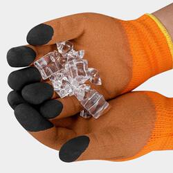 Gloves labor protection winter terry velvet gloves rubber latex construction site construction protective gloves