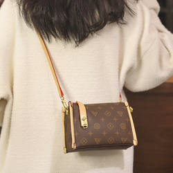 French Genuine Mk Jessie Leather Bag for Women 2026 New Printed High-End Women's Bag Single Shoulder Crossbody Bag