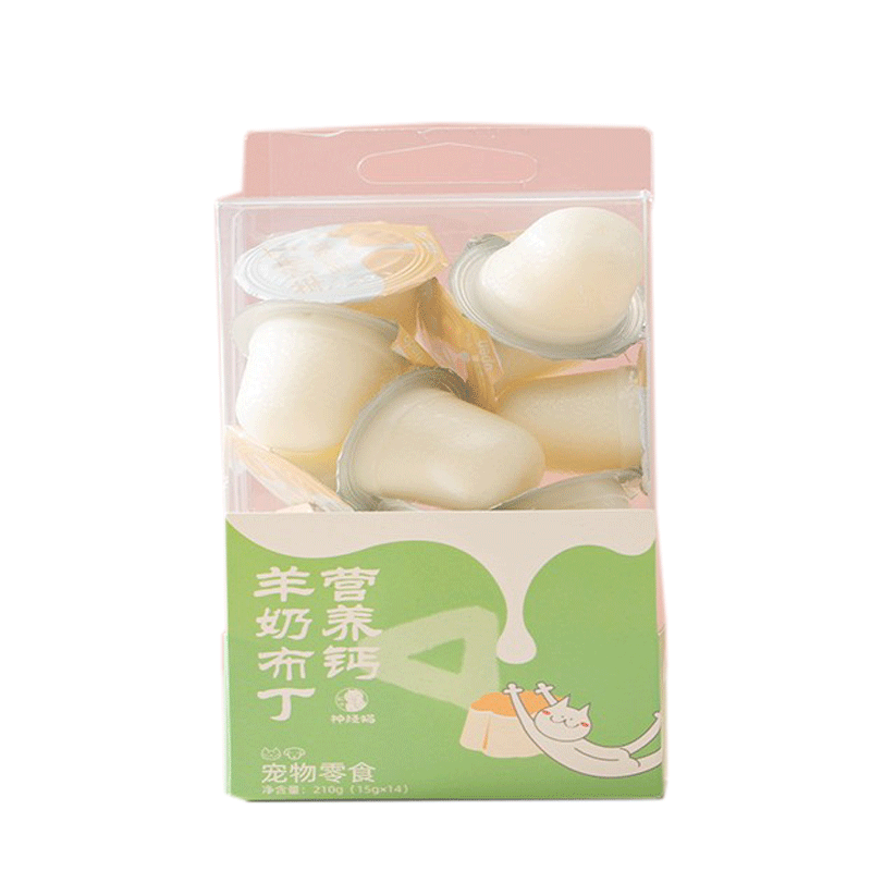 Goat milk pudding dog snack egg yolk pet Teddy small dog puppies cat nutrition calcium supplement training reward
