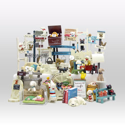 Japanese-Style Miscellaneous Goods, Cartoon Cats and Dogs, Micro-Landscape, Succulent Gardening, Fresh Photo Props, Flower Arrangements, Landscaping Collection