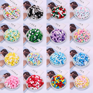 
Exclusive filling ball for pain bags, hair balls, various colors, plush material, DIY, has been equipped with erotic transparent compartment decorative balls