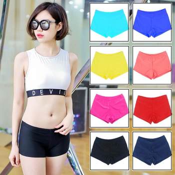 Swiming clothes female flat -acting trousers Swimming Spring Spring Platform Shorts Yoguer Yogurt Broken Pants to Anti -light Safety Pants
