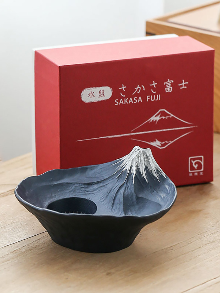 同合 进口富士山倒影花器插花瓶