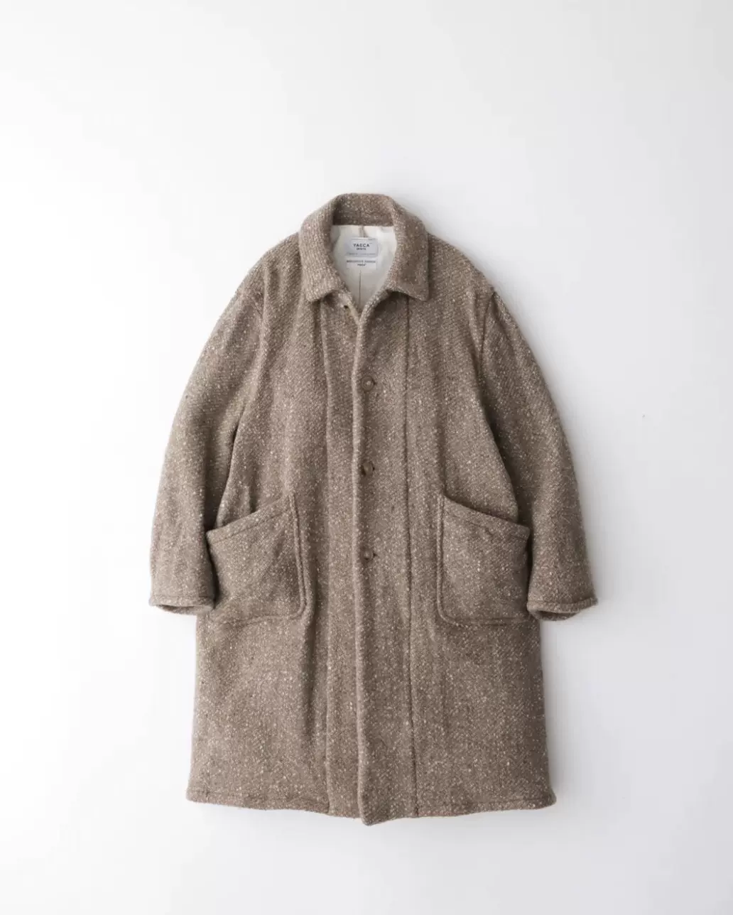 YAECA WRITE | DUSTER COAT TWEED 日本制羊毛大衣外套-Taobao