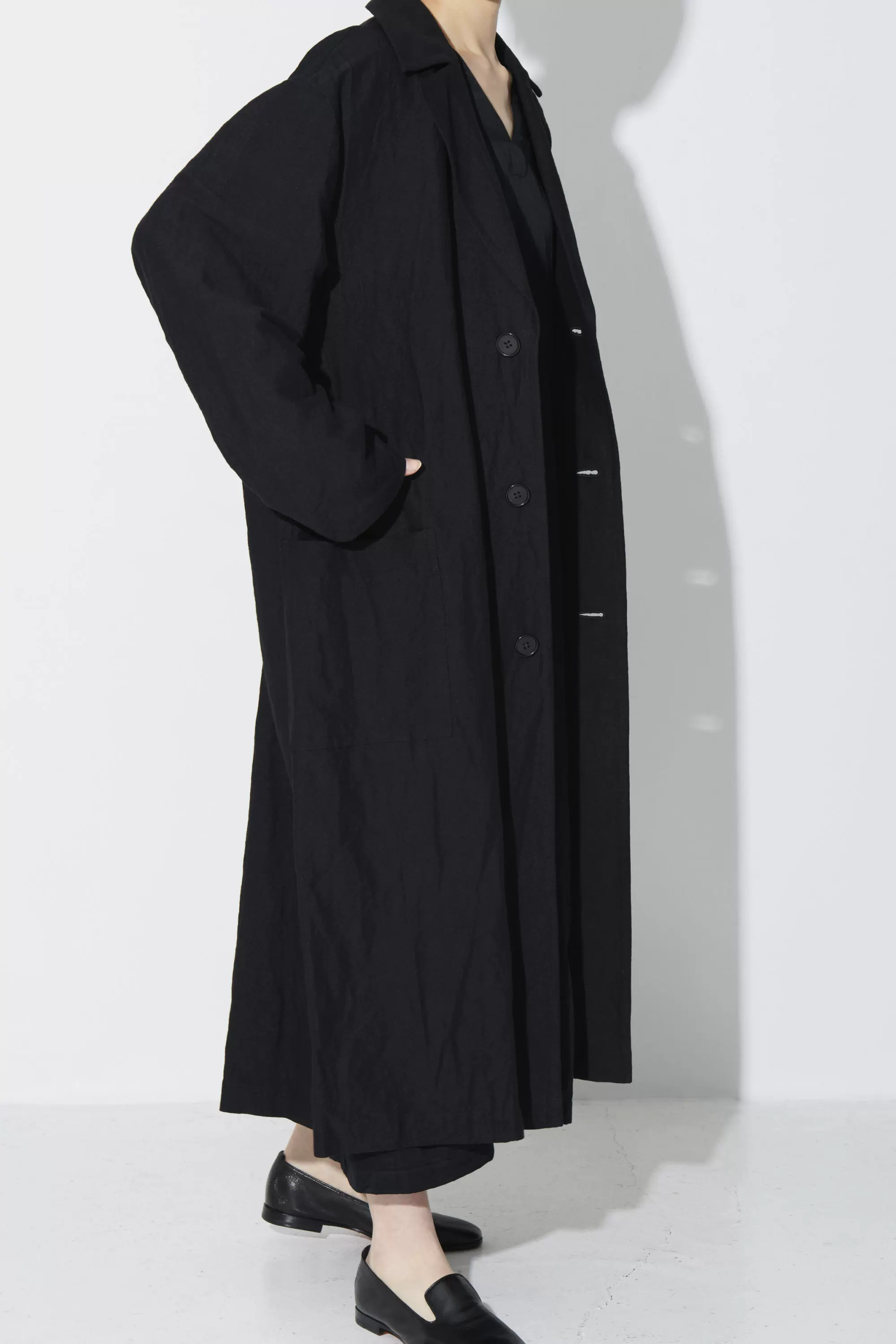 特別訳あり特価】 WIRROW Banboo linen over coat - ロングコート