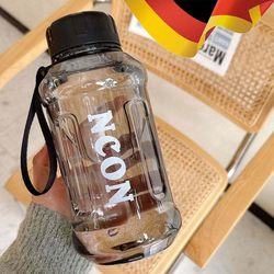 Large-Capacity Water Cup, High Temperature Resistant, Portable Filter Tea Cup, Creative Anti-Fall Student Male and Female Outdoor Sports Fitness Water Bottle