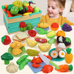 Children's Pretend Play Fruit Cutting Toy, Realistic Toy for Boys and Girls, Baby Kitchen Vegetables, Chewable Fruits and Vegetables, Durian