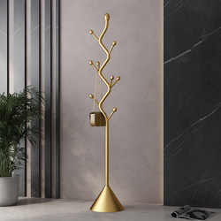 Corner Coat Rack, Floor-Standing, Bedroom Bedside, a Simple Household Clothes Rack for Hanging Clothes at Night, Does Not Take up Space