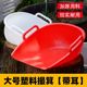 
Agricultural cooked rubber plastic thickened large dustpan durable soil picking rice grain hand dustpan garbage construction site dung dustpan