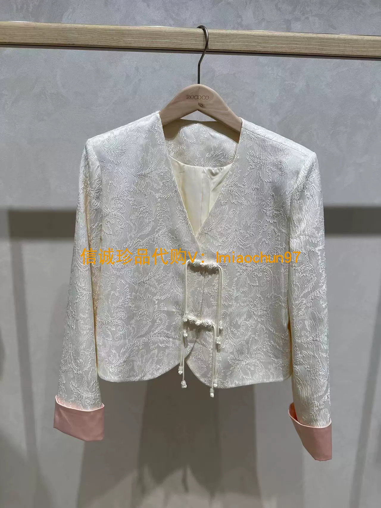 ROCOCO品牌23年秋季款女士通勤百搭时尚短外套616211DG1331￥799-Taobao