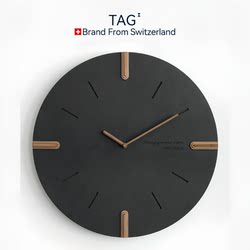 Swiss Tagh Wall Clock, Handmade, No-Drill Clock, Wall Clock for Living Room, Creative, Simple, Modern, Elegant, High-End Feel 2025