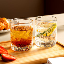 Onlycook Household Glass Cup, High Temperature Resistant Transparent Cup, High Aesthetic Value Tea Cup, Wine Cup, Milk Coffee Drinking Cup