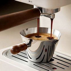 Onlycook 304 Stainless Steel Coffee Extraction Cup with Scale, Espresso Measuring Cup, Coffee Machine Liquid Receiving Cup
