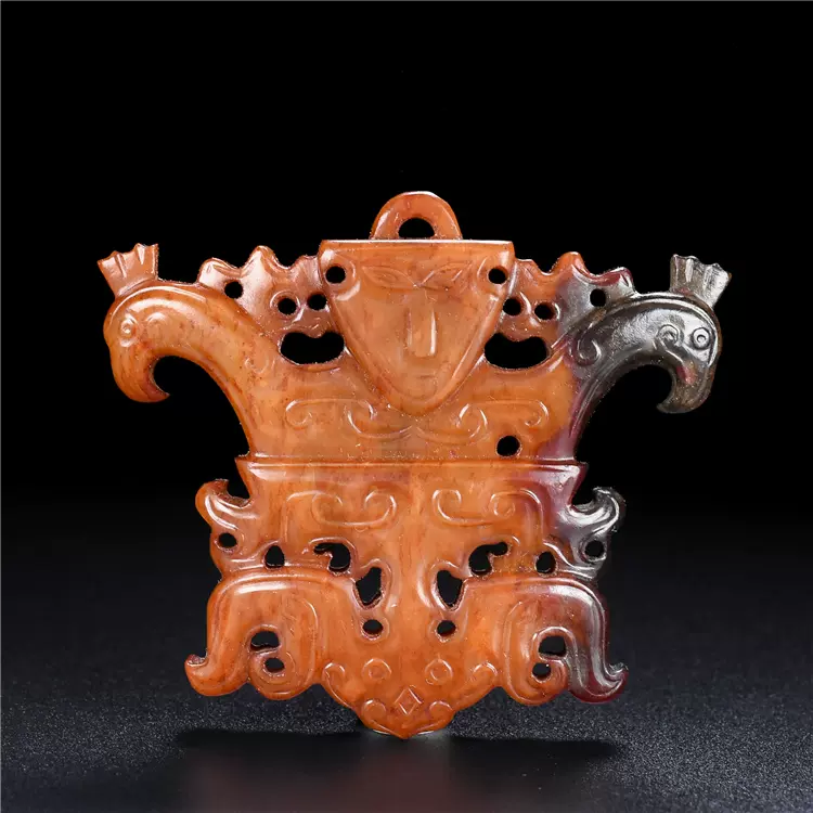 100％本物 中国古美術 【仁】『和田玉製・細密彫・仙鶴・置物・賞物 