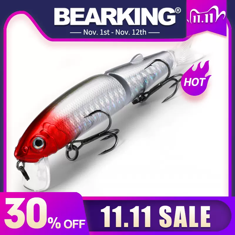 Bearking 11.3cm 13.7g hot fishing lure minnow quality profe-Taobao