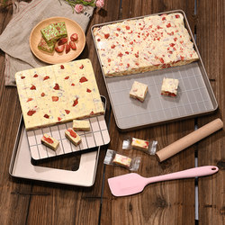 Nougat Snowflake Pastry Special Shaping Mold, Full Set of Tools for Cooling and Shaping, Large Baking Tray