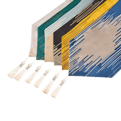 Table runner coffee table dining table decoration cloth golden luxury tablecloth