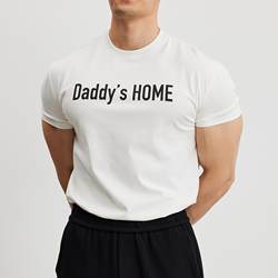 Afterglow Solona Cool-Feeling Slogan Print Slim-Fit T-Shirt, Basic for Commuting, Flattering Round Neck Short Sleeves