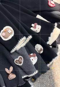 
Children's pants 2025 new style children's girls winter velvet thickened cartoon cotton knitted leggings