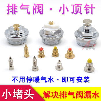Radiator exhaust valve screw small backpack plug