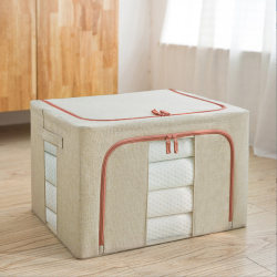 Clothes Storage Box, Large-Capacity Oxford Fabric Clothing and Quilt Seasonal Organizing Tool, Foldable Storage Bag