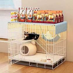 Cat Cage Indoor Home Use Extra Large Free Space Cat Villa Toilet Integrated Cat House Cat Cage Foldable