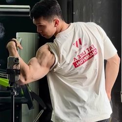 Joka Vibe Heavyweight Quick-Drying T-Shirt Men's Summer Sports Short-Sleeved Fitness Running Quick-Drying Clothing Official Breathable Half-Sleeve