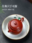 Guyuetang Yixing Zisha ấm trà nguyên chất handmade tại nhà thu thập nguyên khoáng ấm trà bộ Kung Fu trà Dahongpao Dezhong ấm chén tử sa 